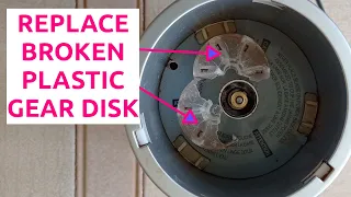 How to Replace Broken Plastic Gear on Your Nutribullet (Remove Brass Nut)