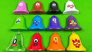 Numberblocks & Alphablocks | Looking For All Slime Christmas Bell Shape Coloring! Slime ASMR