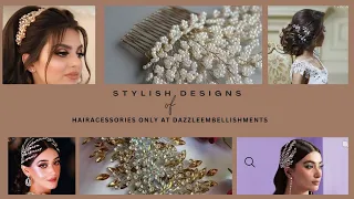 a lot of ideas 😎for trending hairaccessories making at home &to earn money|#dazzle embellishments