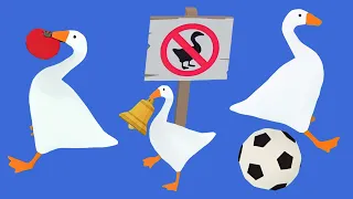 Untitled Goose Game - ГУСЬ СПАСАЕТ ЦЕЛЫЙ ГОРОДОК - Полное прохождение игры