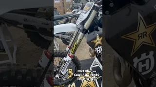 Colby Raha’s 2023  XGames 1/4 Pipe Husqvarna FC450