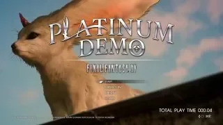 FINAL FANTASY 15 PLATINUM DEMO やってみた。