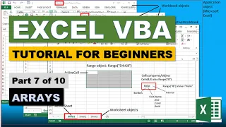 Excel VBA Tutorial for Beginners (7/10): Arrays