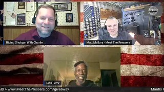 Rick Ector Appears on both "Riding Shotgun with Charlie" and "Meet The Pressers"