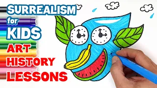 SURREALISM FOR KIDS! | MODERN ART HISTORY LESSONS (WHO IS SALVADOR DALI?)