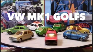Vintage 1/64 VW MK1 Golfs & Rabbits | Tomica, Majorette, Norev, HW, & MB