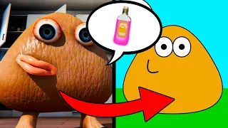 What if Juan take a Pou poison | Peu RTX became a Pou | Talking Juan update