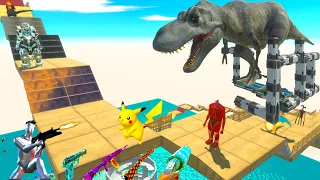 I DROP OLD T REX TO DINOSAURS CARTOONS ALL MODS UNIT DEATH CLIMB CHALLENGE