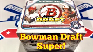 NEW RELEASE!  2 HUGE AUTOS OF A BIG TIME PROSPECT IN BOWMAN DRAFT SUPER!