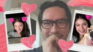 Full Video Maris Racal at Rico Blanco pinakilig ang mga fans sa live video