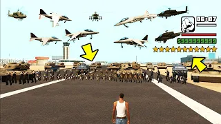 What Happens If You Get 11 Stars in GTA San Andreas!(Secret Cheat Code)