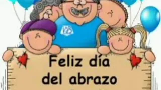 feliz día del abrazo en familia