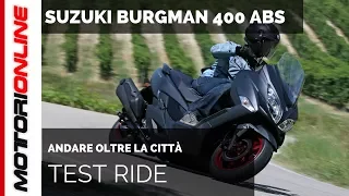 Suzuki Burgman 400 ABS 2017 | Test ride