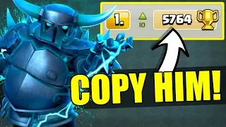 I COPIED THE #1 PLAYER IN THE WORLD! - Clash Of Clans - DOES IT WORK!?