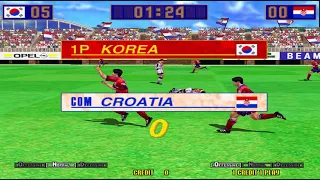 Virtua Striker 2 Complete Playthrough - Korea (3:00 Length Time Playthrough)