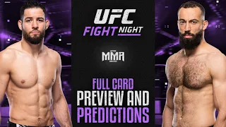 UFC Fight Night: Dolidze vs. Imavov Early Preview and Predictions