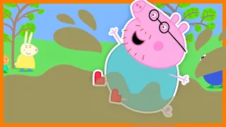 Peppa Pig Jumps In The Biggest Muddy Puddle Ever | @PeppaPigOfficial