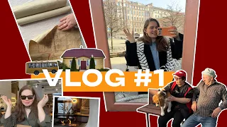 VLOG #1 Работа и отдых в Петербурге, прогулка по ботаническому саду, поездка домой в деревню