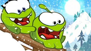 Om Nom | Slittino Sulla Neve | Cartoni Per Bambini | Impara L'Italiano Con Om Nom