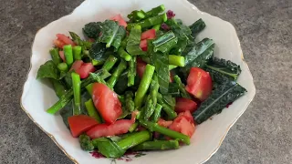 Tomato and Asparagus Salad.