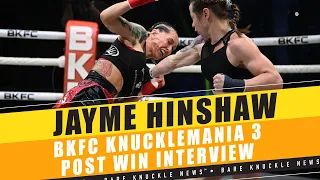 "Shocking Knockdown at Knuckle Mania 3: Jayme Hinshaw vs. Charisa Sigala" || Bare Knuckle News