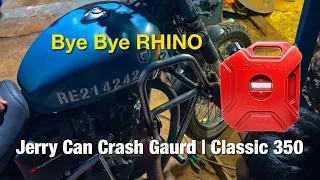 Ladakh 2024 Modification | Classic 350 - Crash Guard with Jerry Cans | #RudraShoots