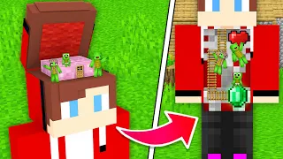 Mikey Family Is Exploring JJ’s Body in Minecraft (Maizen)