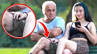 🔥Extreme TOUCHING  Prank (Teen girl and old man) - Best of Just For Laughs 😲🔥💃