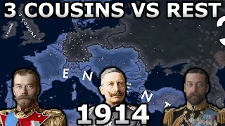 What if Germany, Russia and UK were allied against the rest? | HOI4 Timelapse