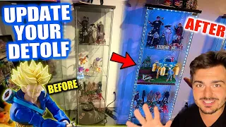 UPGRADE YOUR TOY SHELF! best LED lights for Ikea detolf action figure collection shelves!