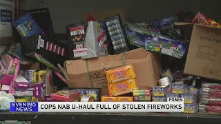 Driver arrested after several fireworks found inside stolen U-Haul in Posen