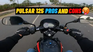 New Pulsar 125 E20 Pros and Cons🥵 | 2024 Bajaj Pulsar 125 BS7 Ride |