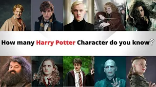 How many Harry Potter character do you know | Harry Potter Quiz