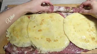 Нереально вкусно, такой стоит готовить! МЯСНОЙ РУЛЕТ-рецепт на миллион!!!