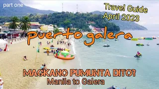 Puerto Galera 2023 paano pumunta at magkano gastos | Manila to Galera