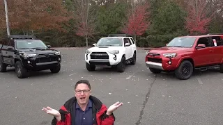 2020 4Runner Battle: Venture vs TRD Pro vs TRD Off Road Premium - Who Wins