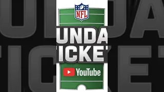 NFL Sunday ticket only on YouTube TV #Sunday ticket #nflfootball