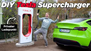 Mein EIGENER Tesla Supercharger ist ENDLICH fertig! | Tips, Tricks & More