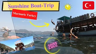 Sunshine Boat-Trip Marmaris Turkey Aug 2022