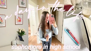 A DAY IN THE LIFE | sophomore in high school