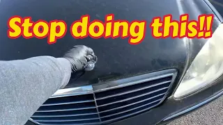 The worst thing to do to your Mercedes-Benz