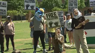 SCAD and KSU students stage walkout over Israel-Hamas war