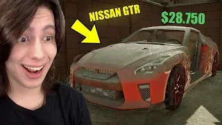ENCONTREI UM NISSAN GTR POR $28.000 NO FERRO VELHO!! Car Mechanic Simulator