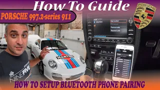 997.2 Gen 2 Bluetooth Setup PCM 3.0 Porsche 911 Carrera 4S S Demo Walkthrough Review - How to Guide