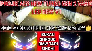 Double Projie Biled AES NEW Turbo gen 2 di Vario led New 125 @aderiyan29