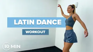 10 MIN LATIN DANCE WORKOUT | Have fun, shake your booty and work out all in one! | by Evelyn
