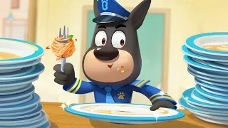 No Desperdicies Comida 🍔🌭🍪 Dibujos Animados 🔍Sheriff Labrador en Español