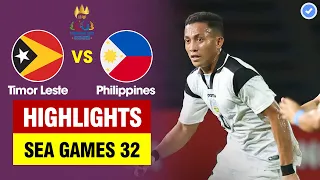 Highlights Timor Leste vs Philippines | Luis Figo tỏa sáng-Đông Timor tạo địa chấn với mưa bàn thắng