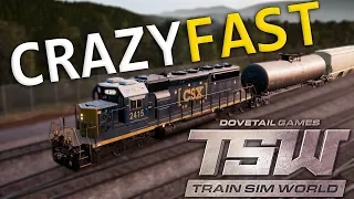 SUPER SPEED FREIGHTER!  -  Train Sim World Gameplay -  CSX HEAVY HAUL