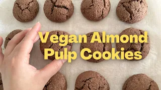 Vegan Almond Pulp Cookies #vegan